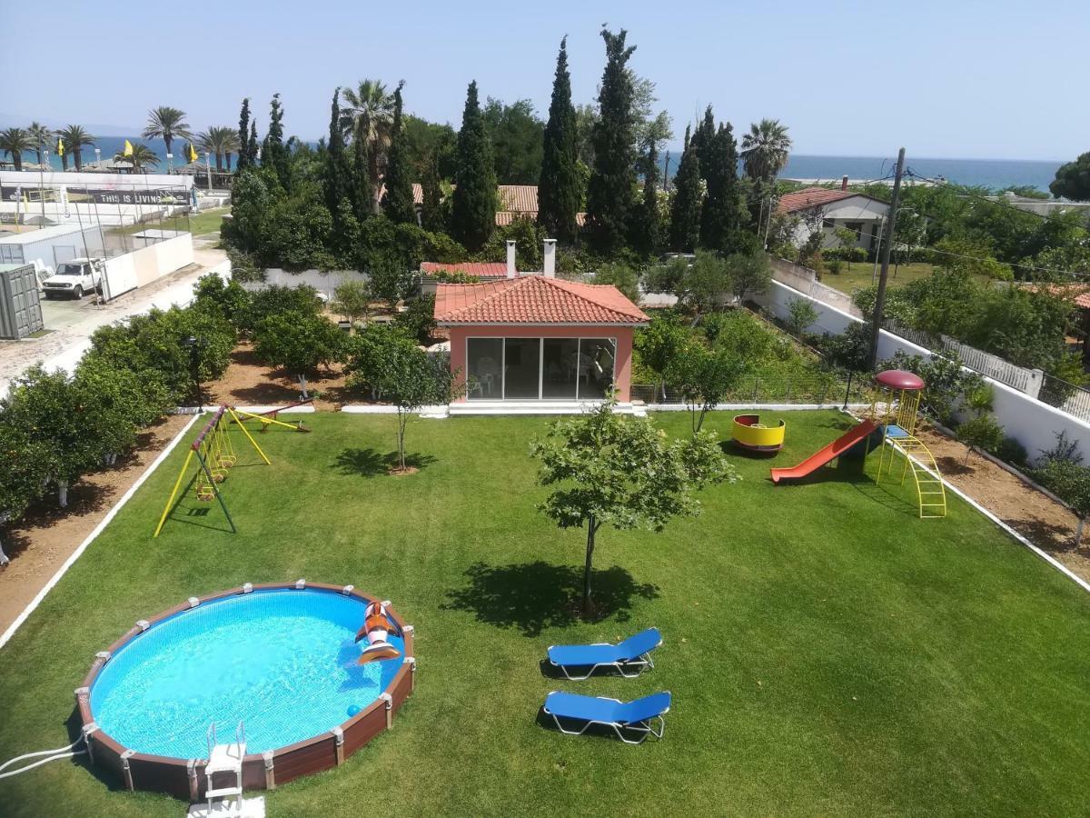 Marathon Beachside Villa 100M From The Beach Schinias Exterior foto